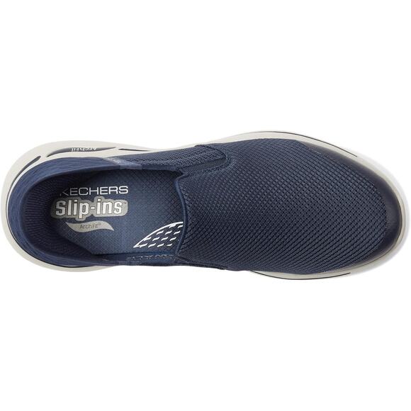 Skechers Mens Performance GO Walk Arch Fit Slip In Sneakers US 9.5 XW Blue NIB - Picture 2 of 13